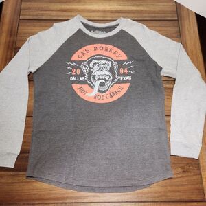 Gas Monkey LS Baseball Shirt Lg